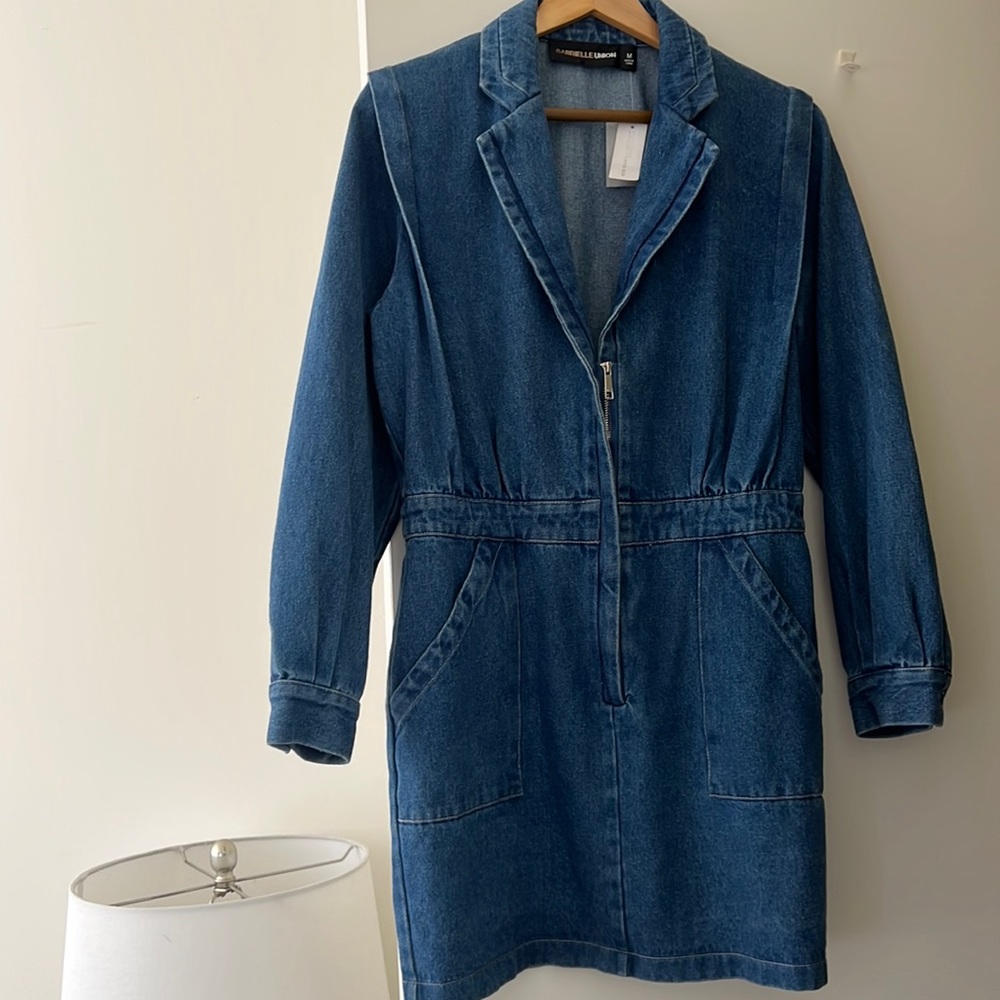 DENIM MINI DRESS